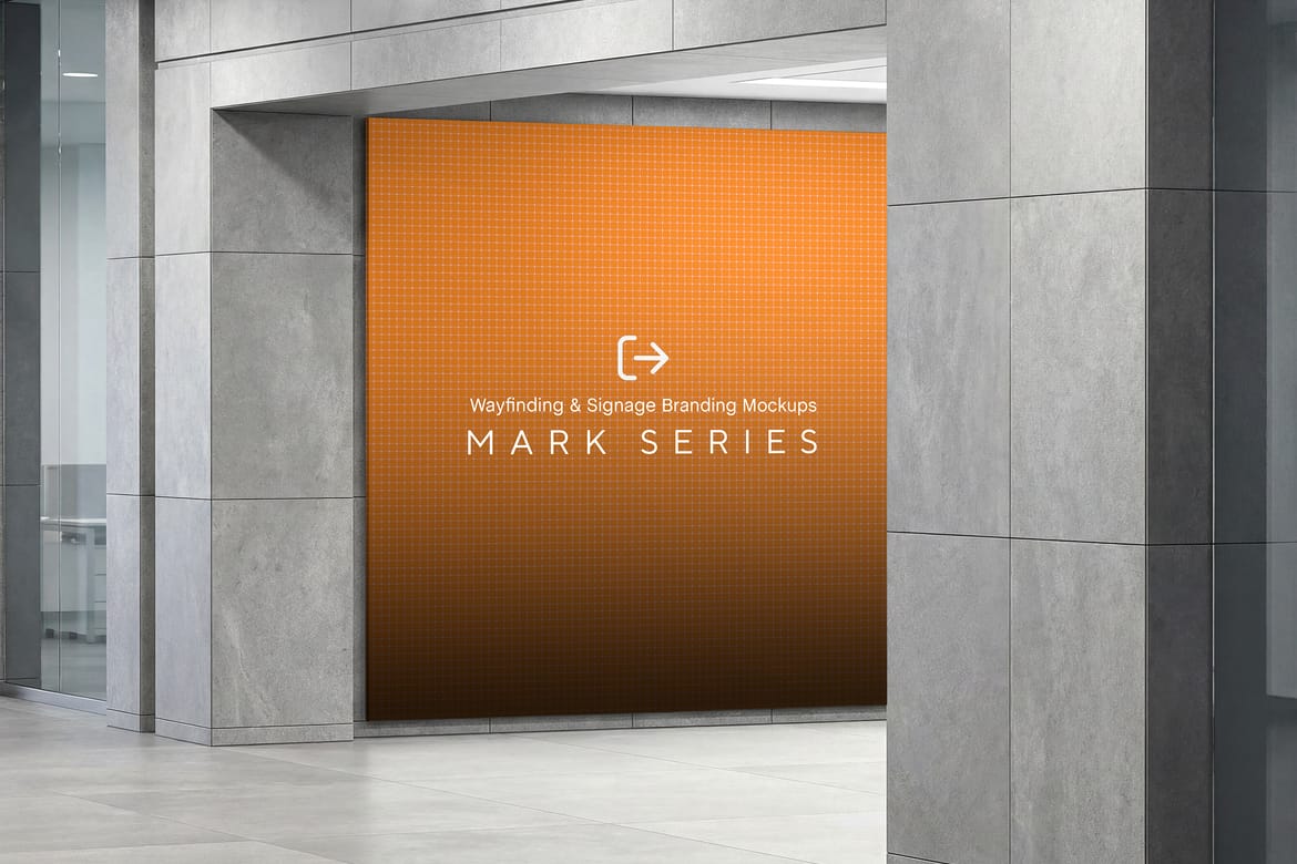 Wayfinding & Signage Branding Mockups / Mark Series