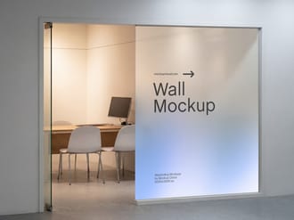 Glass Wall Mockup / Mark Series 02