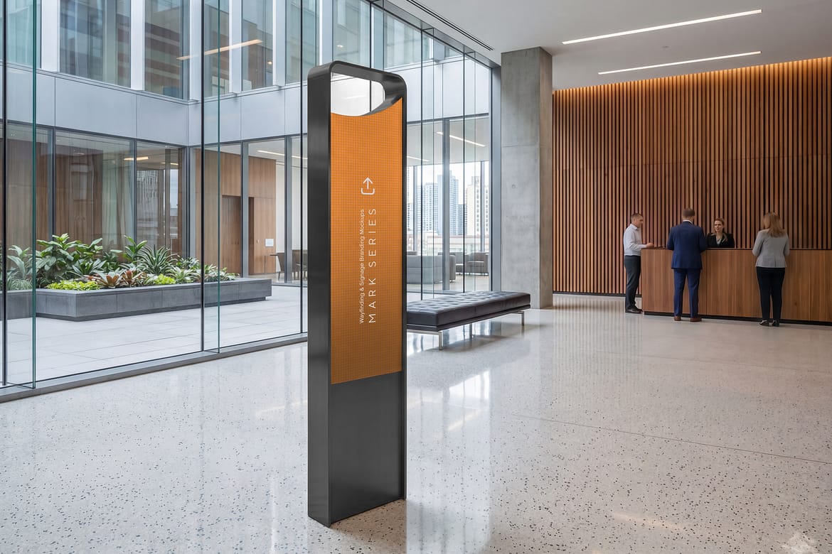 Wayfinding & Signage Branding Mockups / Mark Series