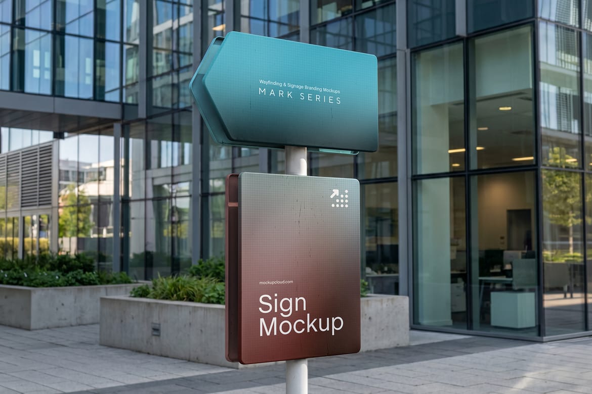 Wayfinding & Signage Branding Mockups / Mark Series