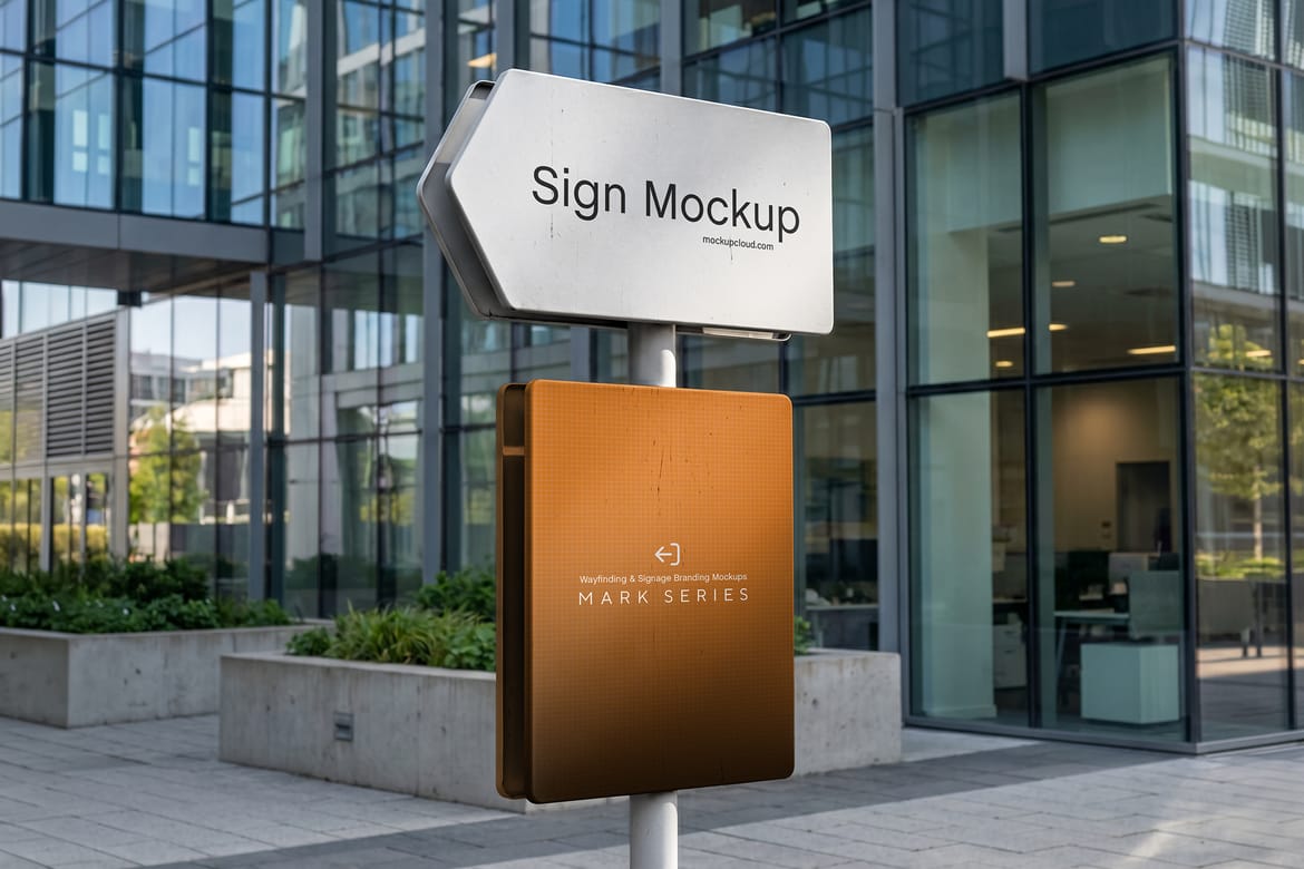 Wayfinding & Signage Branding Mockups / Mark Series