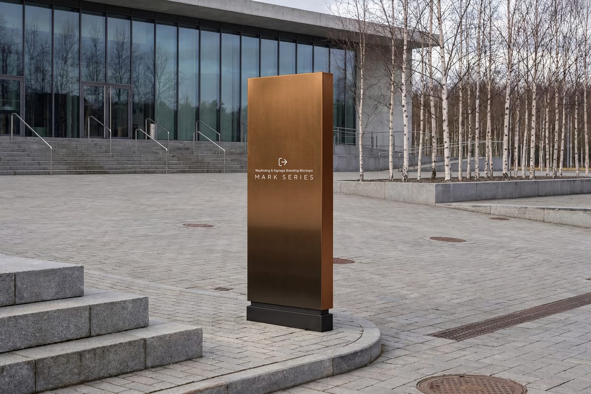 Wayfinding & Signage Branding Mockups / Mark Series