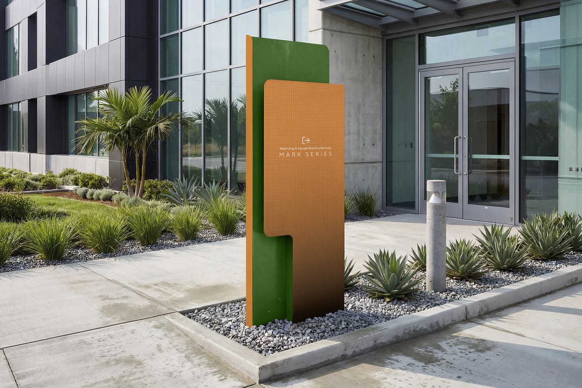 Wayfinding & Signage Branding Mockups / Mark Series