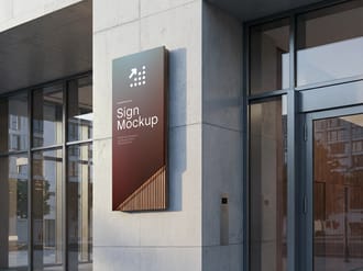 Navigation Sign Mockup / Mark Series 08