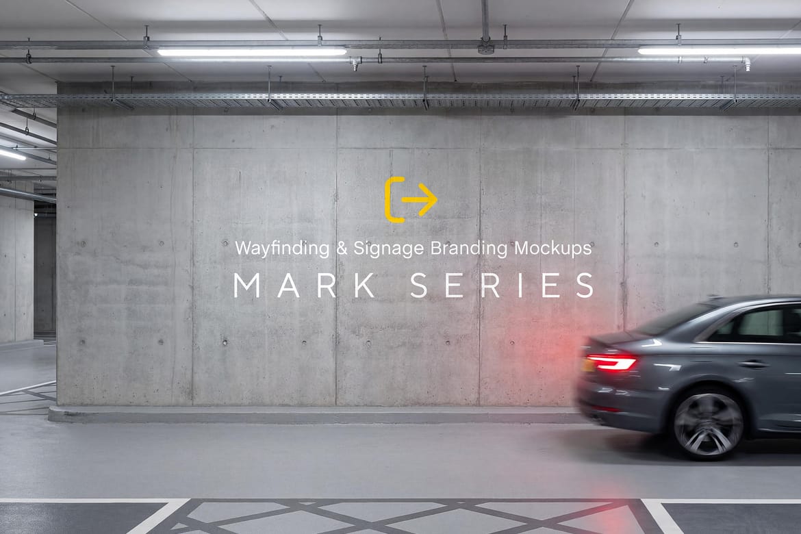 Wayfinding & Signage Branding Mockups / Mark Series