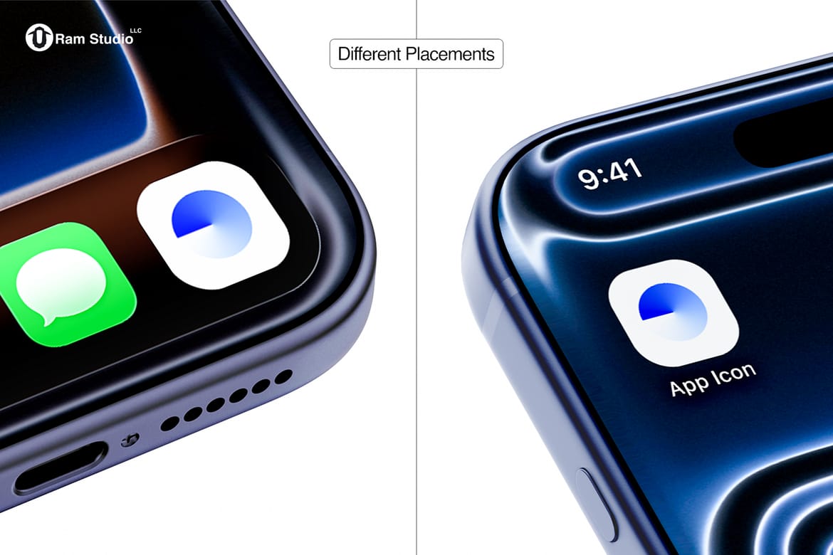 Close-up iPhone 17 Pro Max Mockup