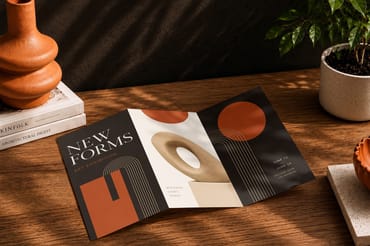 US Tri-Fold Flyer Mockup