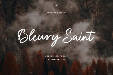 Bleury Saint  Modern Script Font
