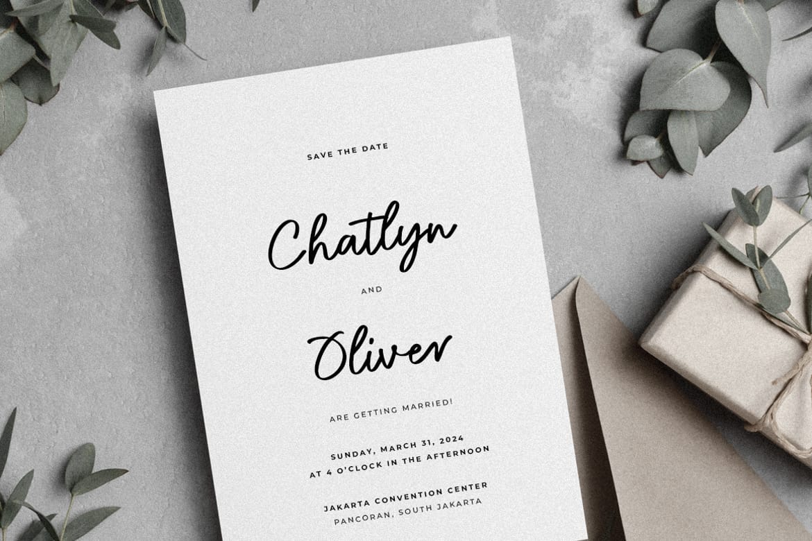 Bleury Saint  Modern Script Font