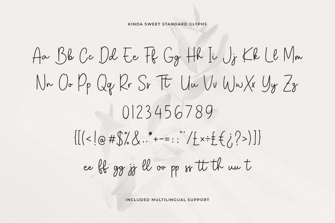Kinda Sweet Handwritten Font