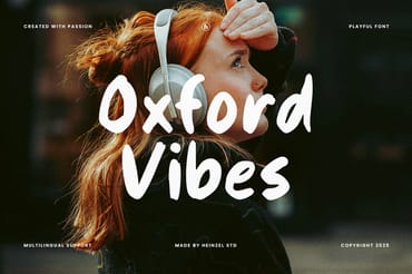 Oxford Vibes Brush Font