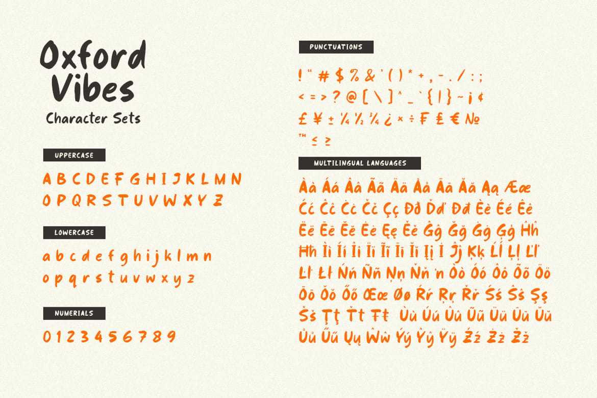 Oxford Vibes Brush Font
