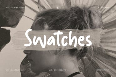 Swatches Playful Handwritten  Font