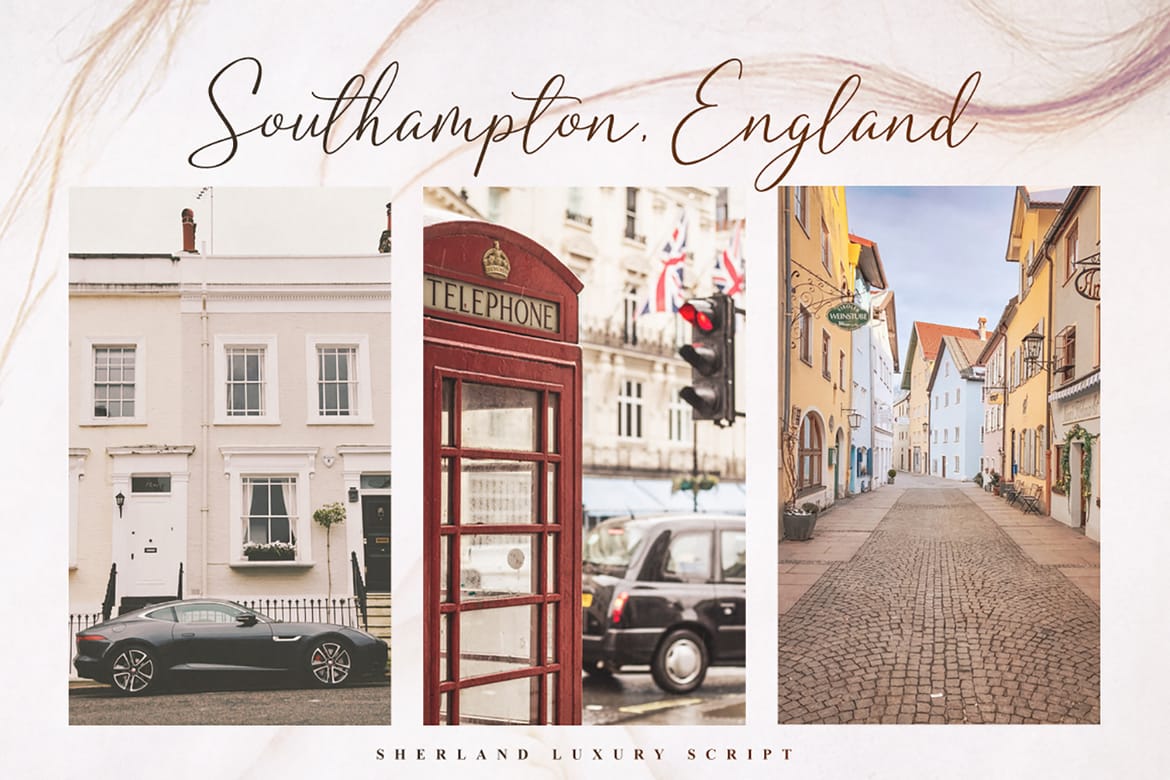 Sharland Luxury Script Font