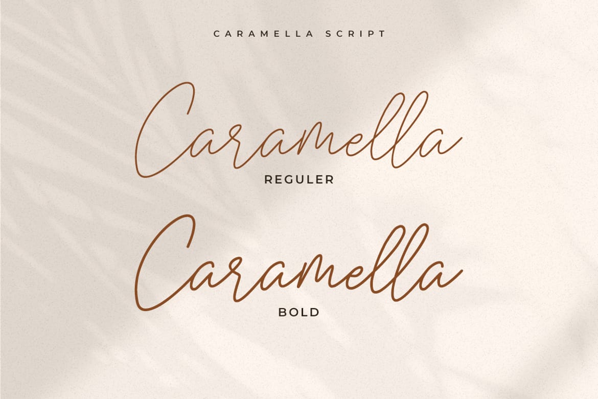 Caramella Modern Script Font