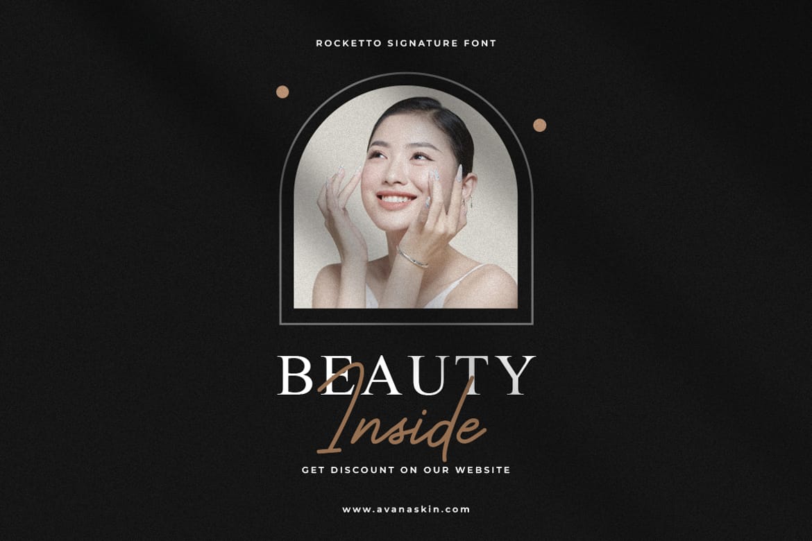 Rocketto Modern Signature Script Font