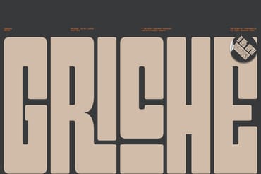 Griche A Display Typeface