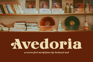 Avedoria Retro Serif Font