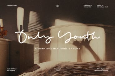 Only Youth Signature Handwritten Font