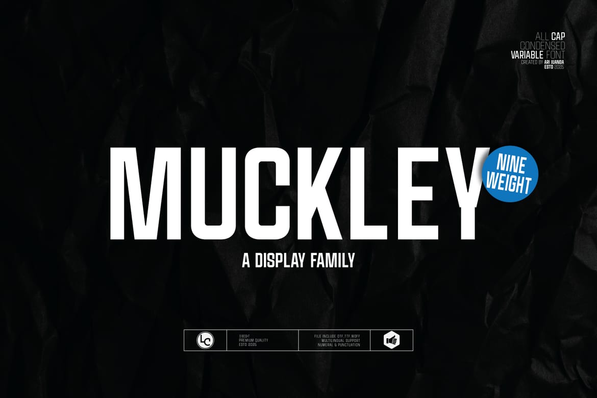 Muckley A Condensed Display font