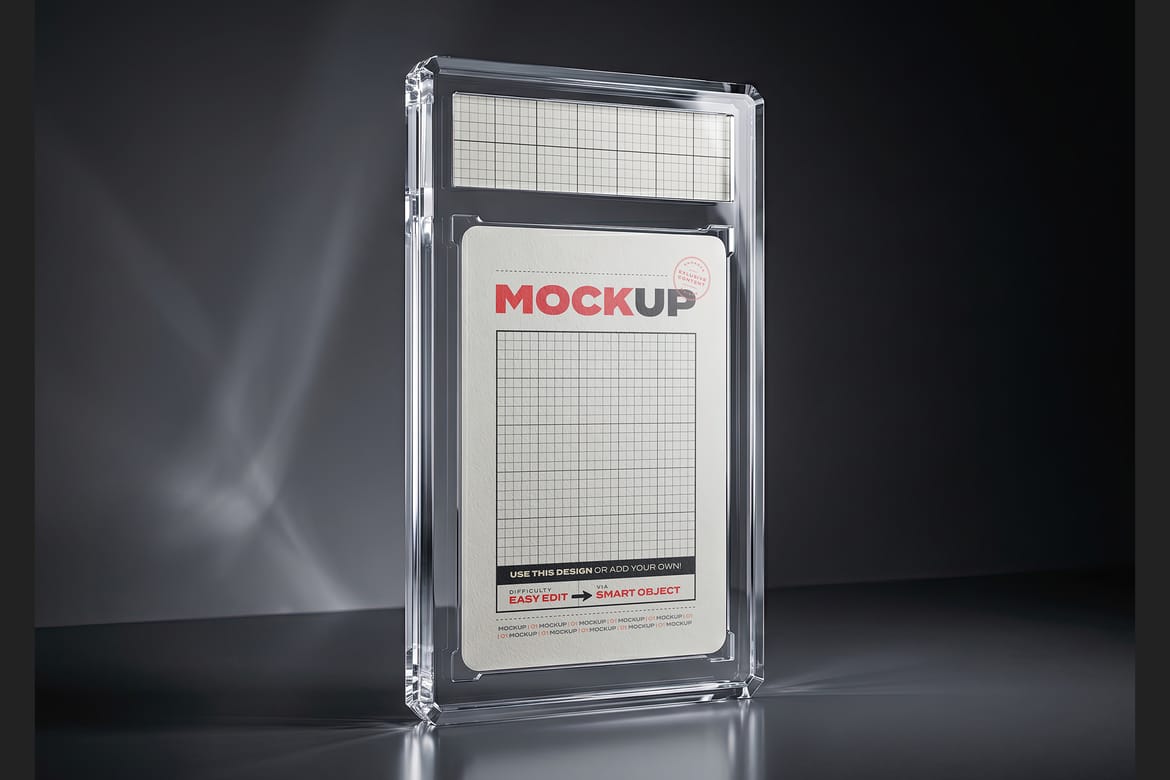 Trading Card Case Mockups