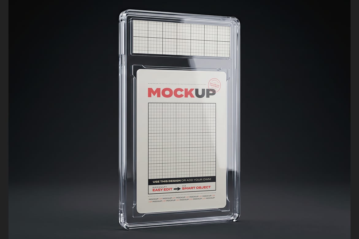 Trading Card Case Mockups