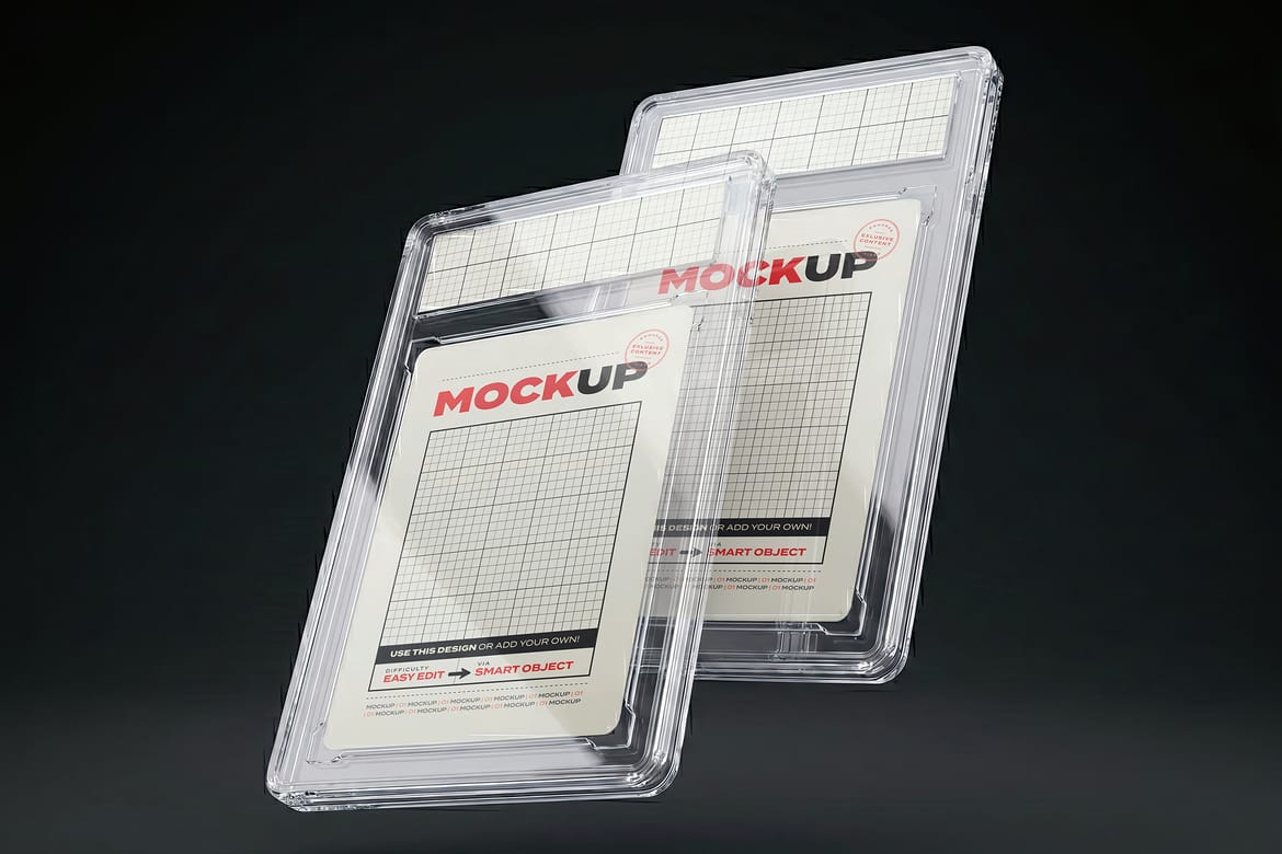 Trading Card Case Mockups