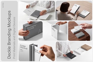 Identity Branding Mockups / Deckle Series