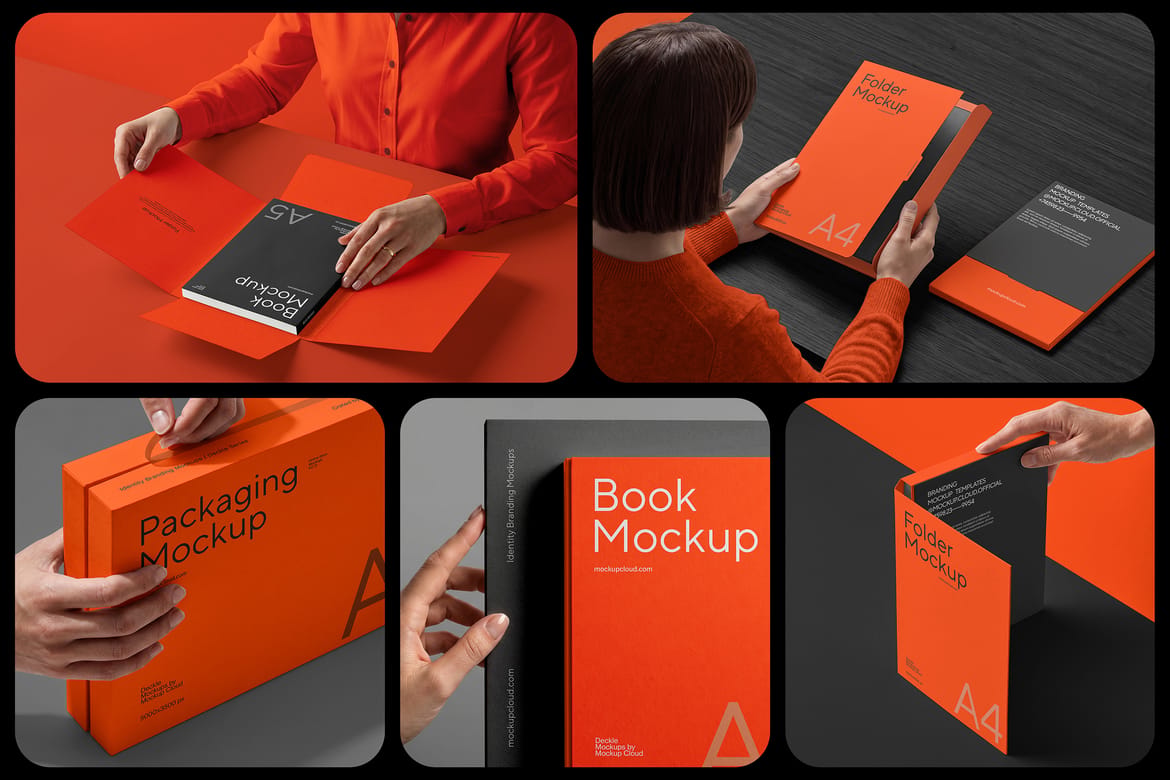 Identity Branding Mockups / Deckle Series