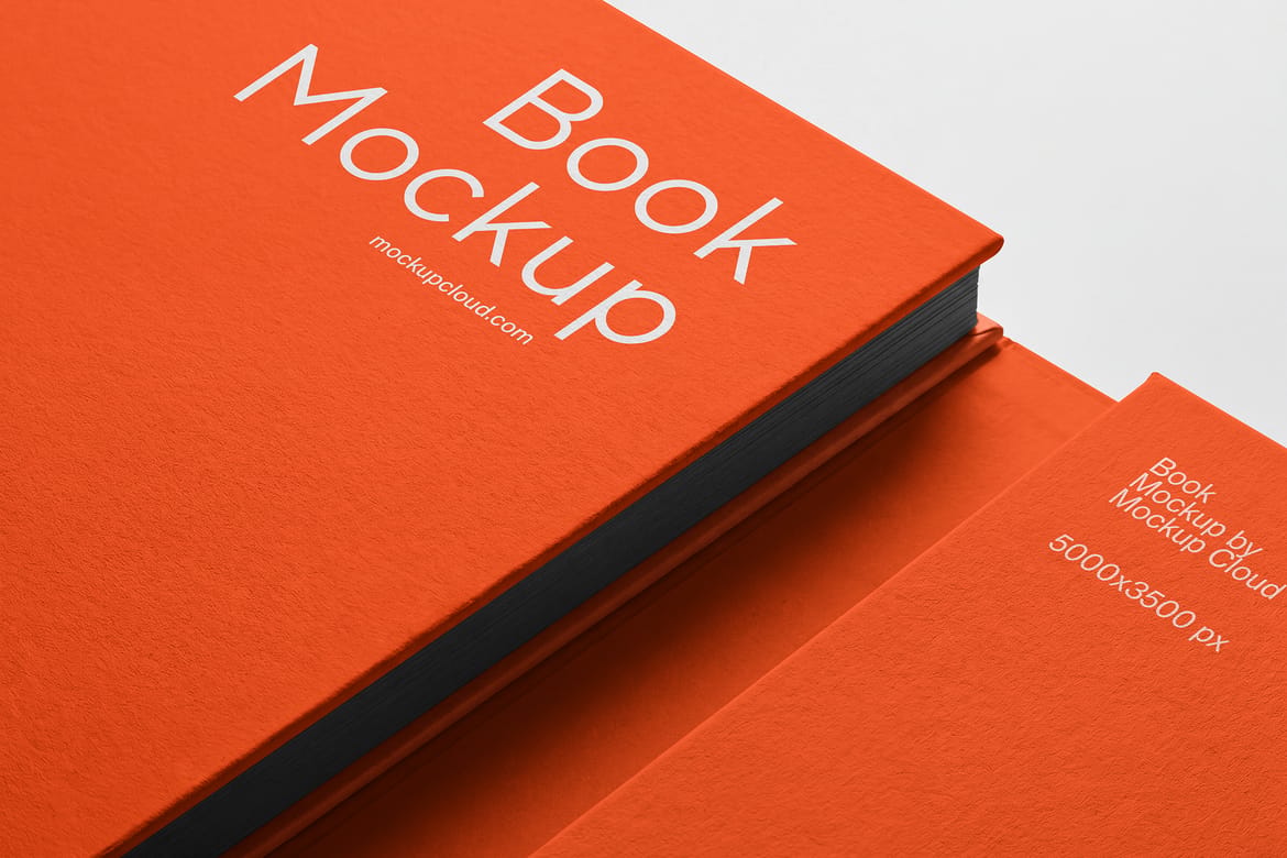 Book Folder Mockup / Deckle Series 02