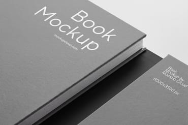 Book Folder Mockup / Deckle Series 02