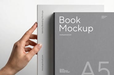 Book Mockup / Deckle Series 01