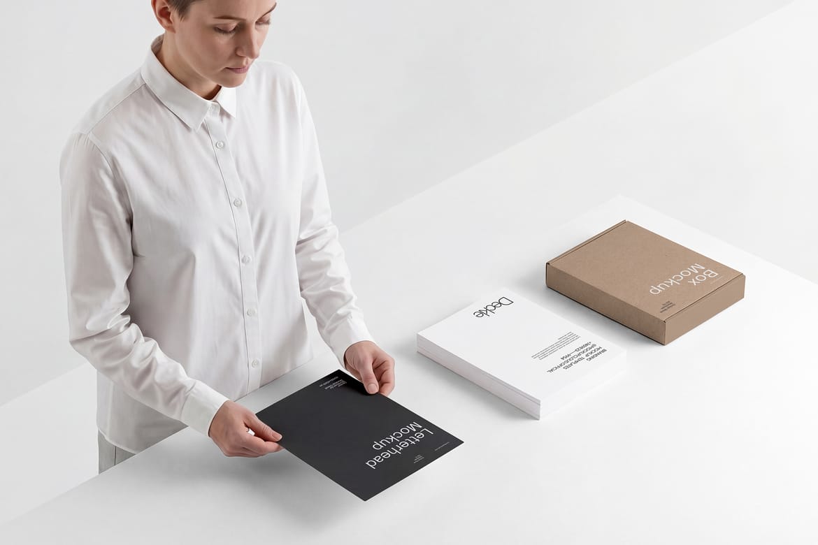 Identity Branding Mockups / Deckle Series