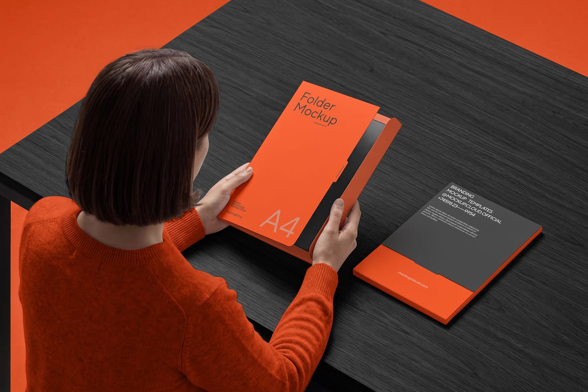 Folder Mockup / Deckle Series 01