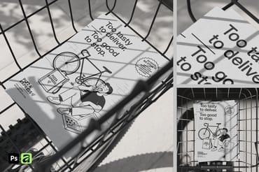 Bicycle Basket Flyer Mockup
