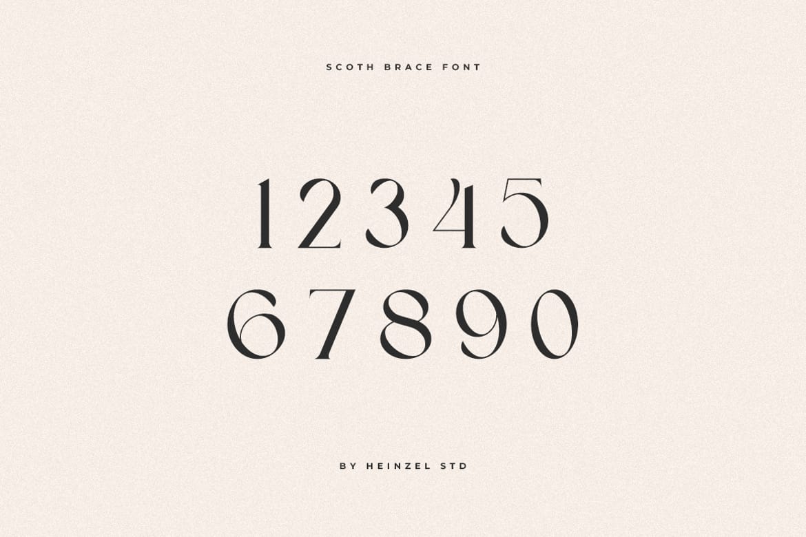 Scoth Brace Modern Ligature Font