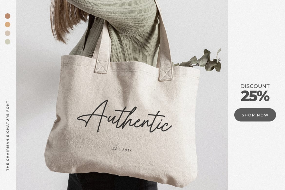 The Chairman Signature Script Font