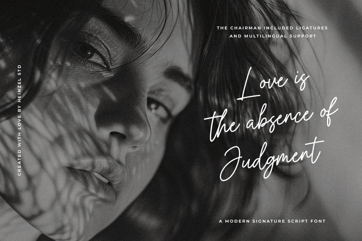 The Chairman Signature Script Font