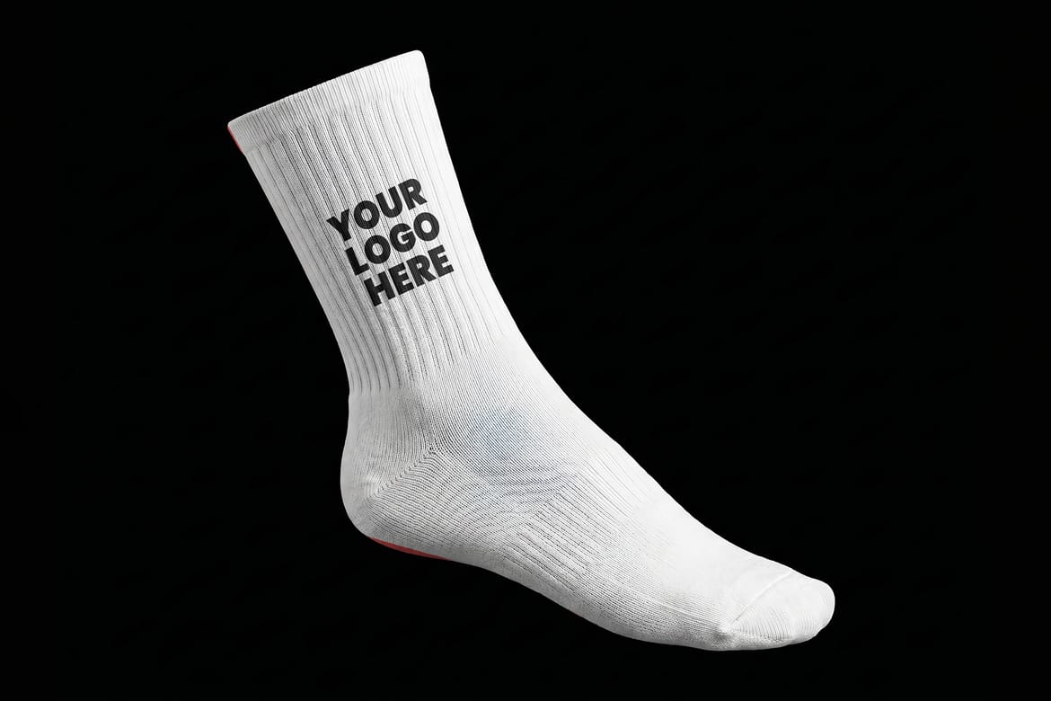 Footwear Socks Collection Mockups