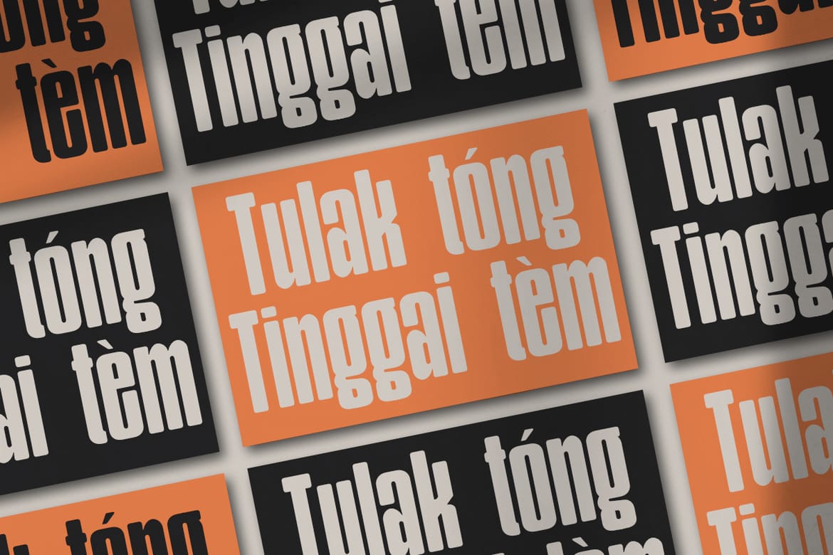 Higed - Condensed Display Font