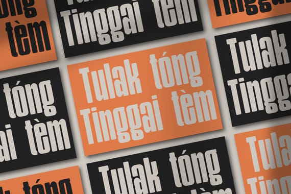 Higed - Condensed Display Font