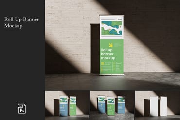 Roll Up Banner Mockup