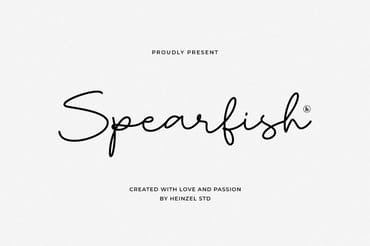 Spearfish Signature Handwritten Font