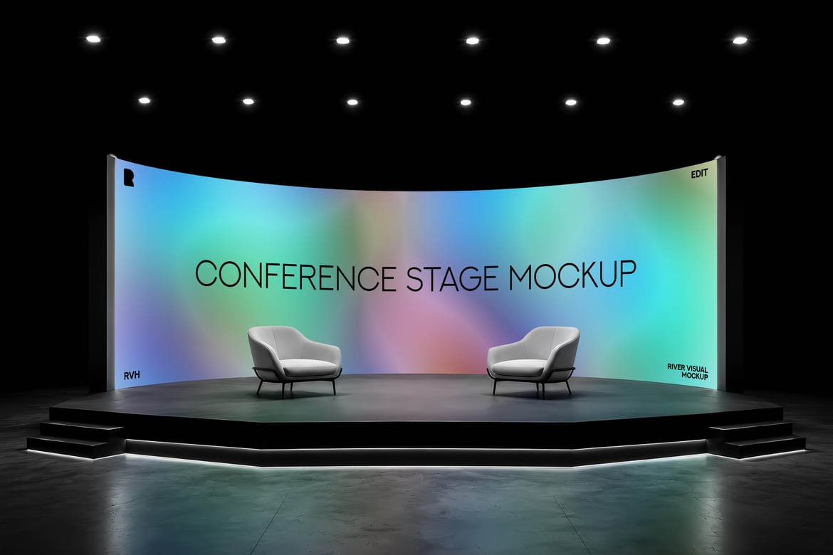 Conference Stage Mockup