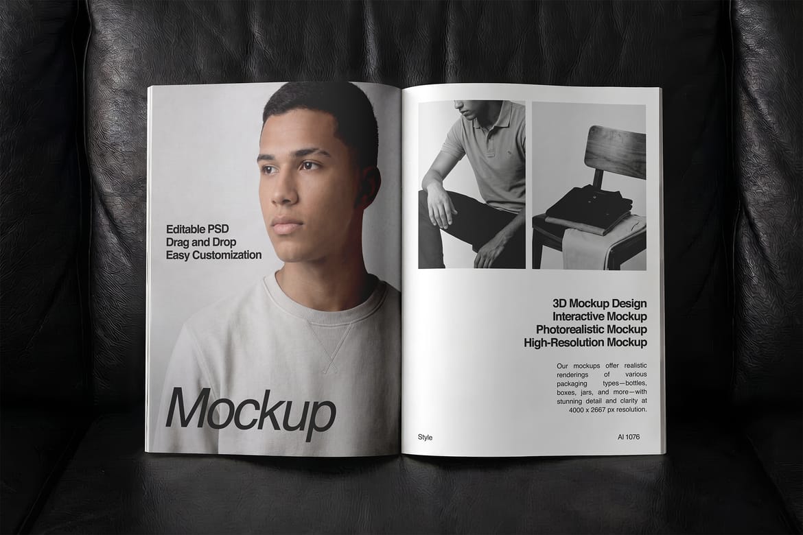 Lifestyle Magazine Mockup