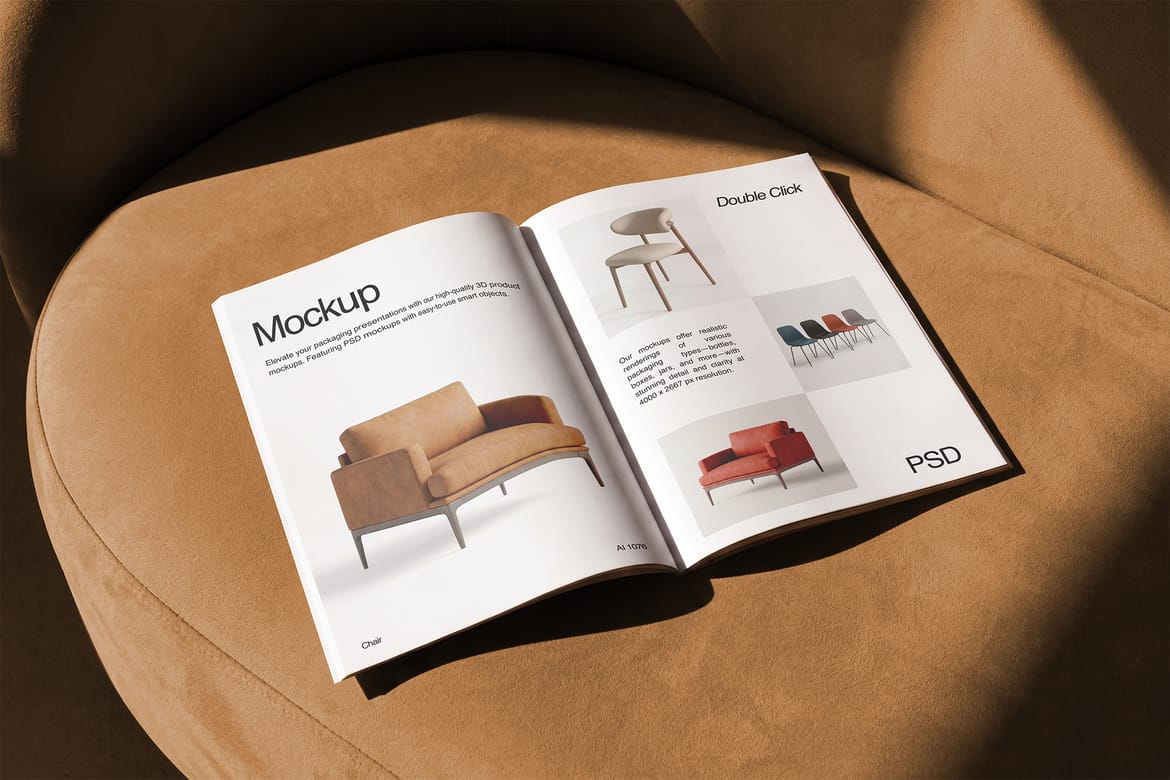 Lifestyle Magazine Mockup