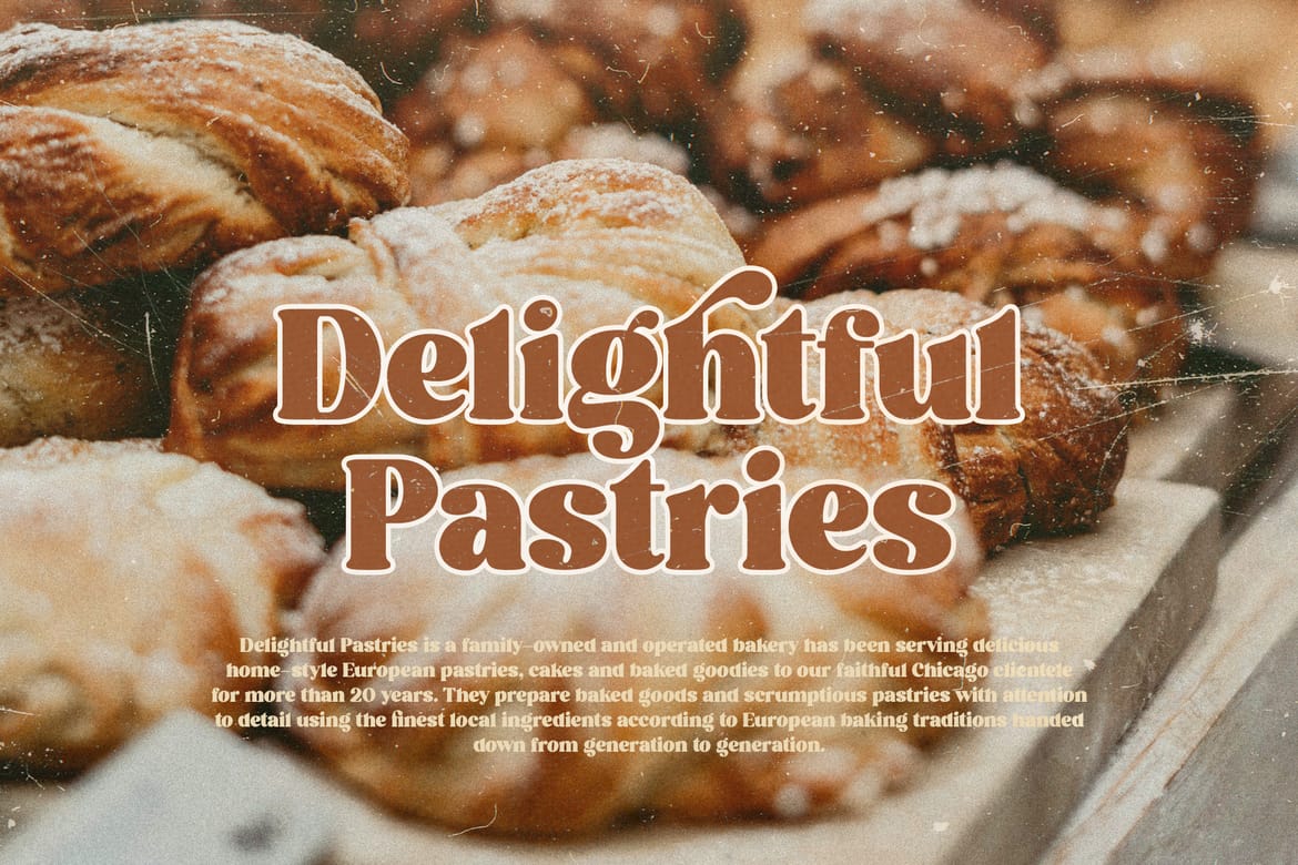Kindfield Modern Retro Serif Font