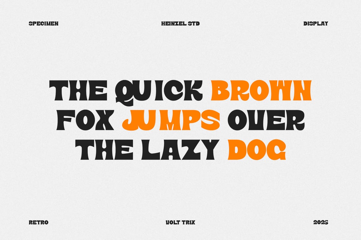 Volt Trix Bold Display Font