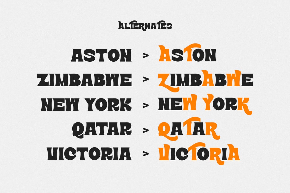 Volt Trix Bold Display Font