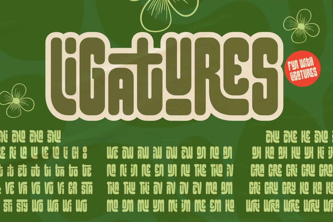 Lifloon-Fun Ligatures Font